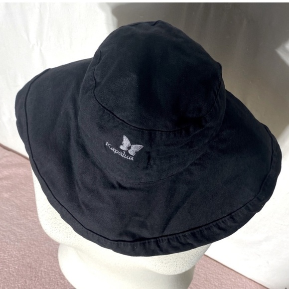 Scala Kapalua Black Floppy Bucket Hat Sun Hat - Picture 11 of 11